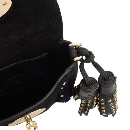 Mulberry Mini Bag Lily - Mini  in Navy, Suede — Alternate View 10