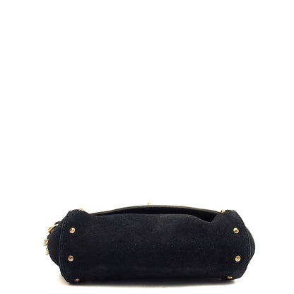 Mulberry Mini Bag Lily - Mini  in Navy, Suede — Back View
