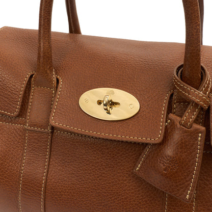 Mulberry Tote Bayswater with Strap- Small in Oak, Calfskin Leather — Alternate View 8