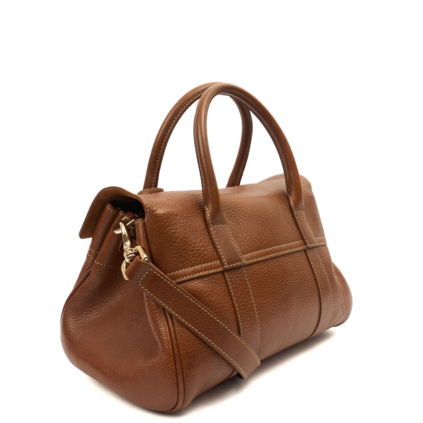 Mulberry Tote Bayswater with Strap- Small in Oak, Calfskin Leather — Alternate View 9