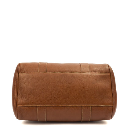 Mulberry Tote Bayswater with Strap- Small in Oak, Calfskin Leather — Detail View