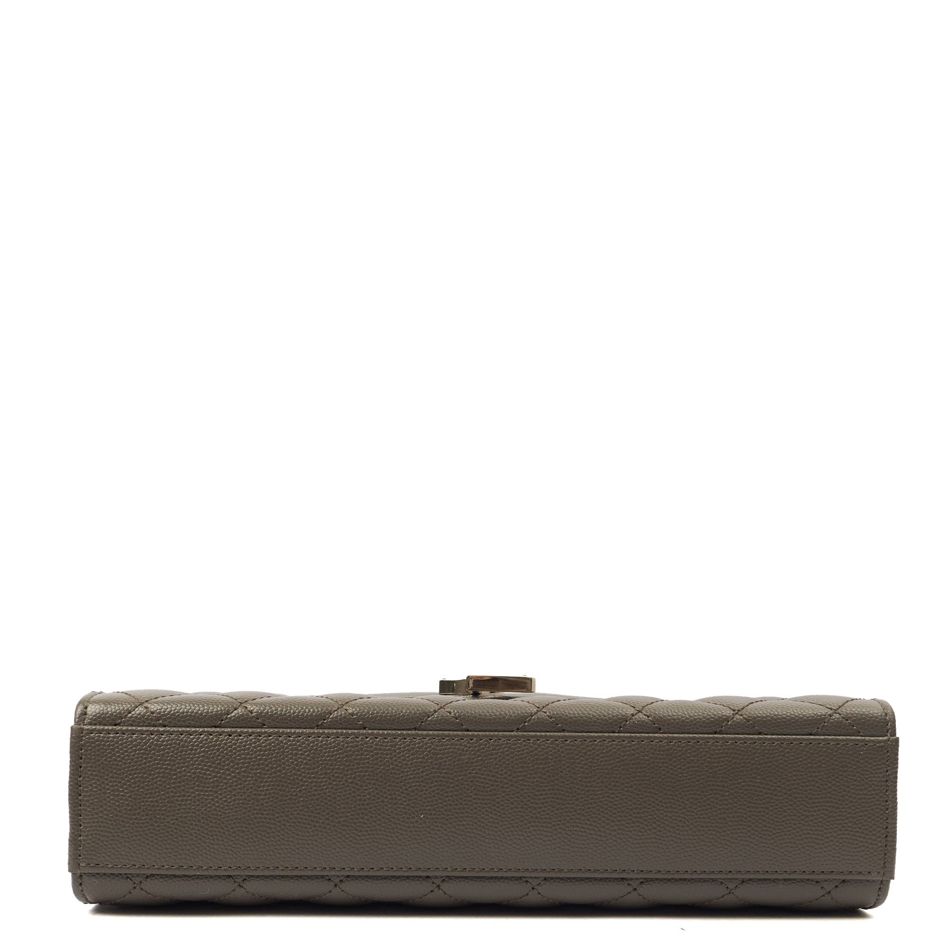 Saint Laurent Cross Body Envelope - Medium in Black, Leather — Detail View