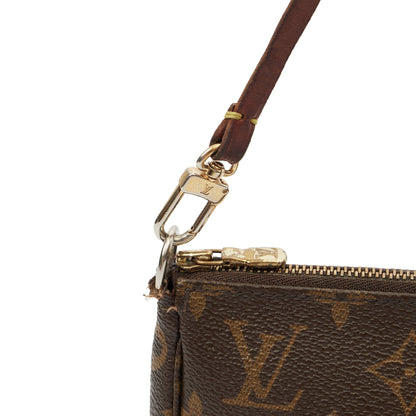 Louis Vuitton Shoulder Bag Pochette Accessoires in Monogram, Canvas — Lifestyle View