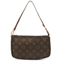 Louis Vuitton Shoulder Bag Pochette Accessoires in Monogram, Canvas — Front View