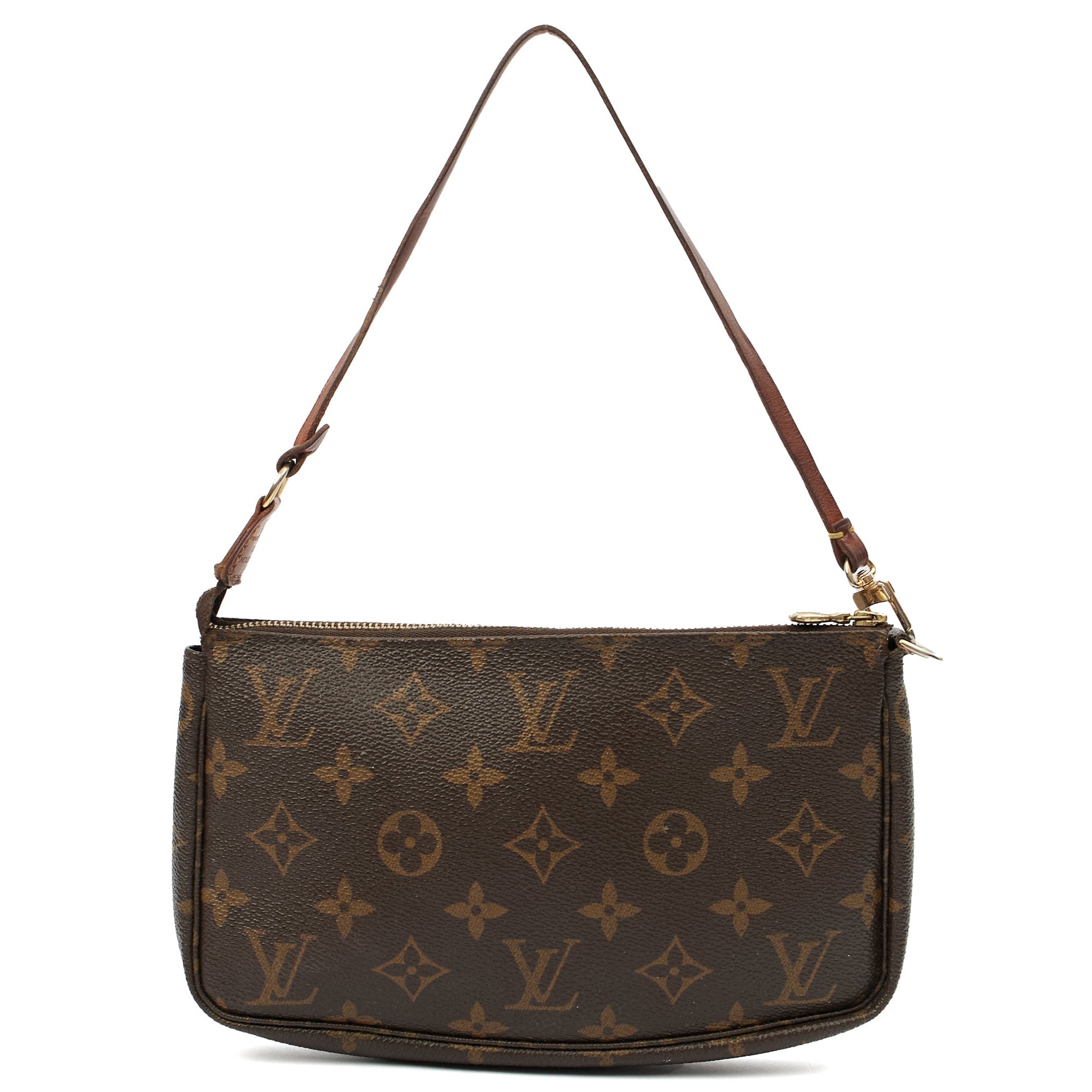 Louis Vuitton Shoulder Bag Pochette Accessoires in Monogram, Canvas — Back View