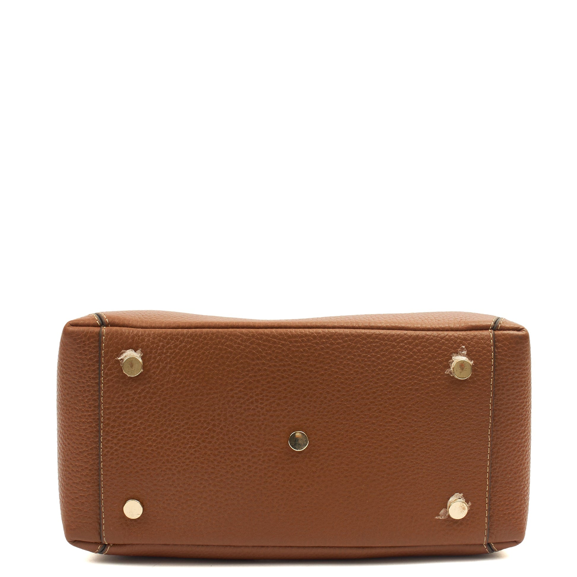 Aspinal of London Tote London Tote - Midi in Brown, Leather — Top View