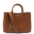 Aspinal of London Tote London Tote - Midi in Brown, Leather — Front View