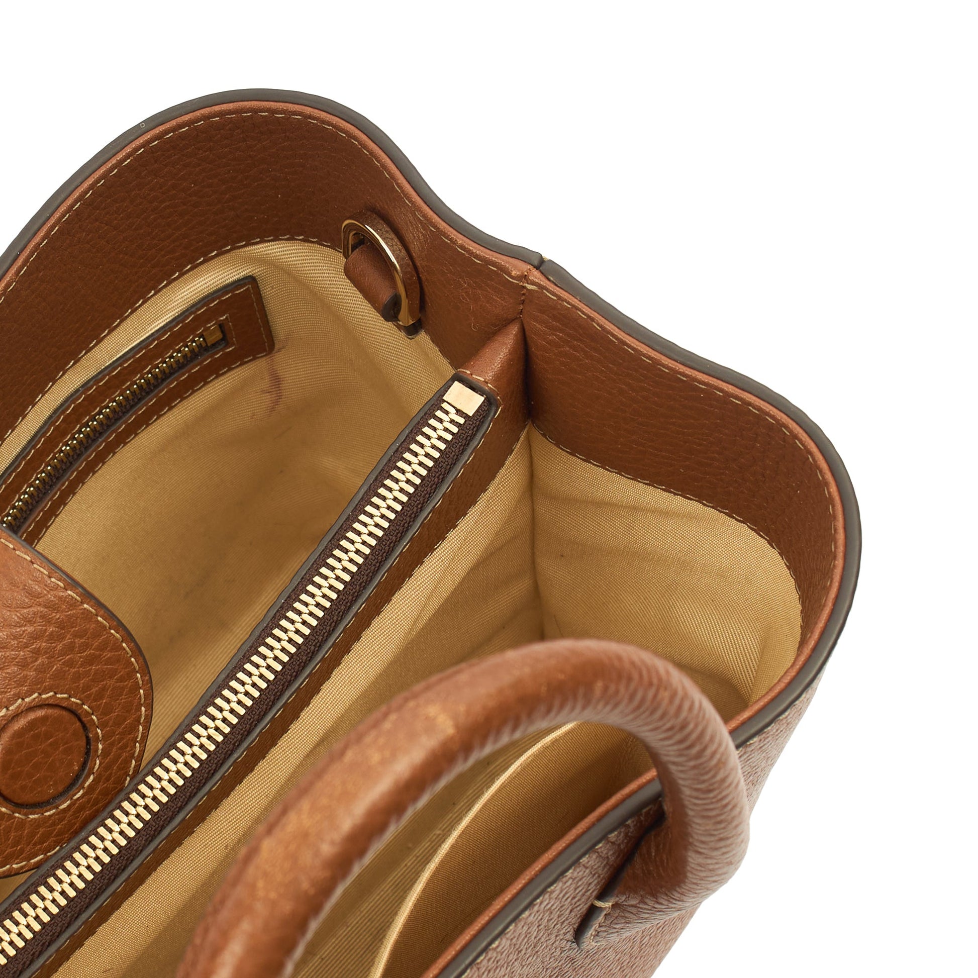 Aspinal of London Tote London Tote - Midi in Brown, Leather — Alternate View 11