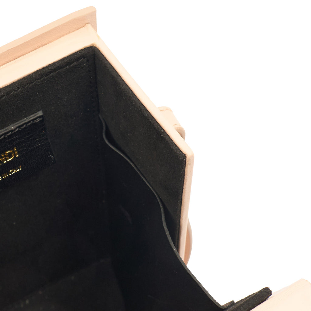 Fendi Cross Body Vertical Box Bag in Pink, Leather — Alternate View 12