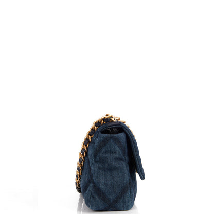 Chanel Shoulder Bag Chanel 19 in Navy, Fabric — Alternate View 29