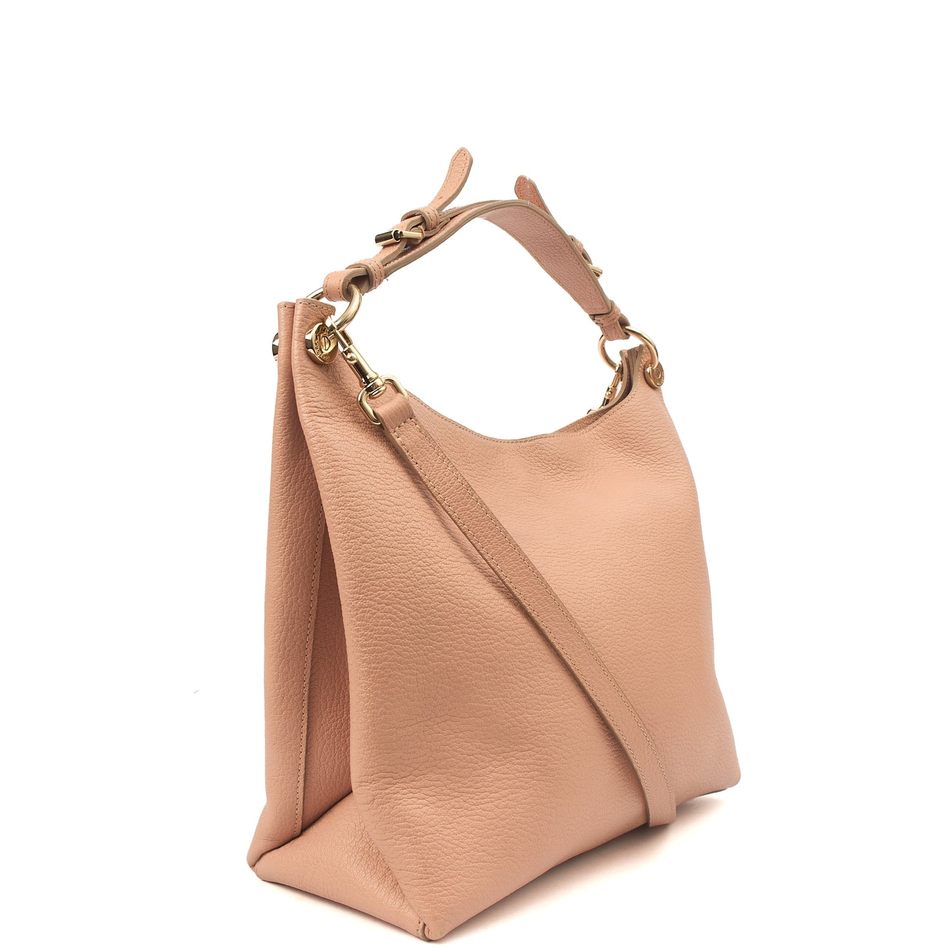 Mulberry Shoulder Bag Freya in Rose Petal, Leather — Side View