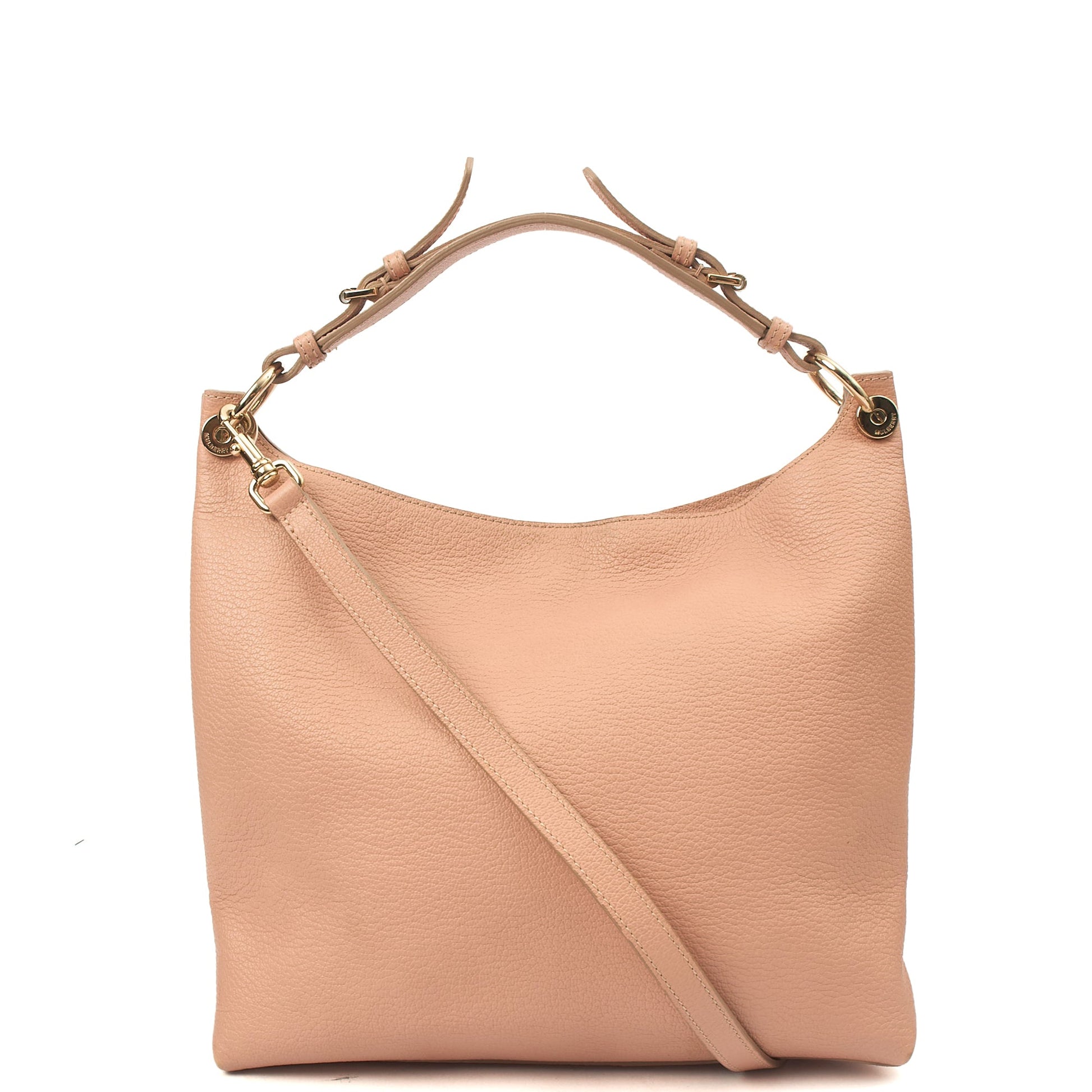 Mulberry Shoulder Bag Freya in Rose Petal, Leather — Back View