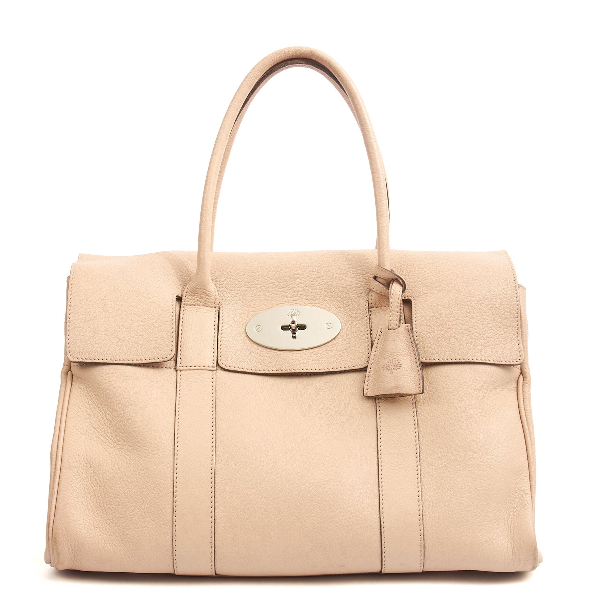 Mulberry Top Handle Bayswater Heritage in Rose Water, Calfskin Leather — Front View
