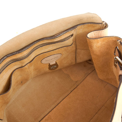 Mulberry Top Handle Bayswater Heritage in Rose Water, Calfskin Leather — Detail View