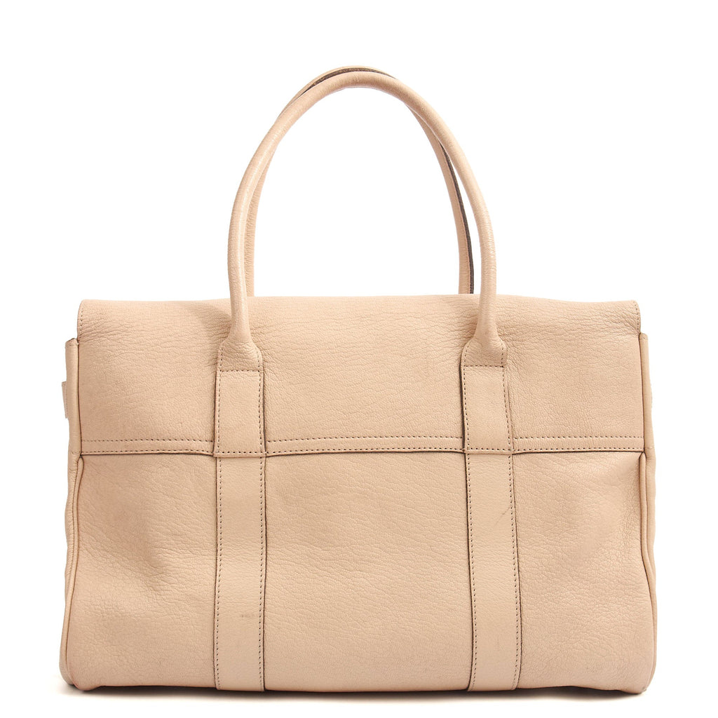 Mulberry Top Handle Bayswater Heritage in Rose Water, Calfskin Leather — Back View