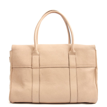 Mulberry Top Handle Bayswater Heritage in Rose Water, Calfskin Leather — Back View