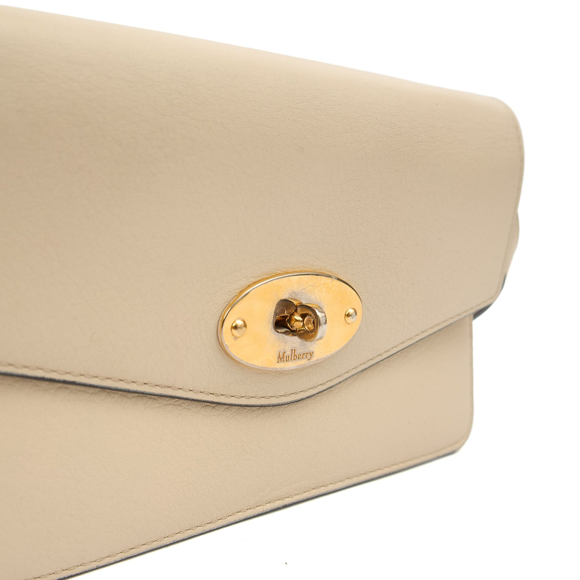 Mulberry Cross Body Darley Shoulder Bag  in Neutral, Calfskin Leather — Alternate View 19