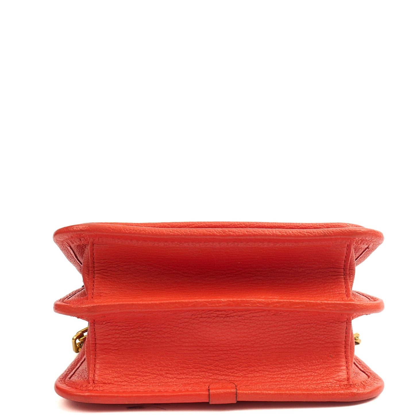 Mulberry Cross Body Sadie - Square in Orange, Calfskin Leather — Top View