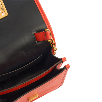 Mulberry Cross Body Sadie - Square in Orange, Calfskin Leather — Detail View