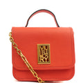 Mulberry Cross Body Sadie - Square in Orange, Calfskin Leather — Front View