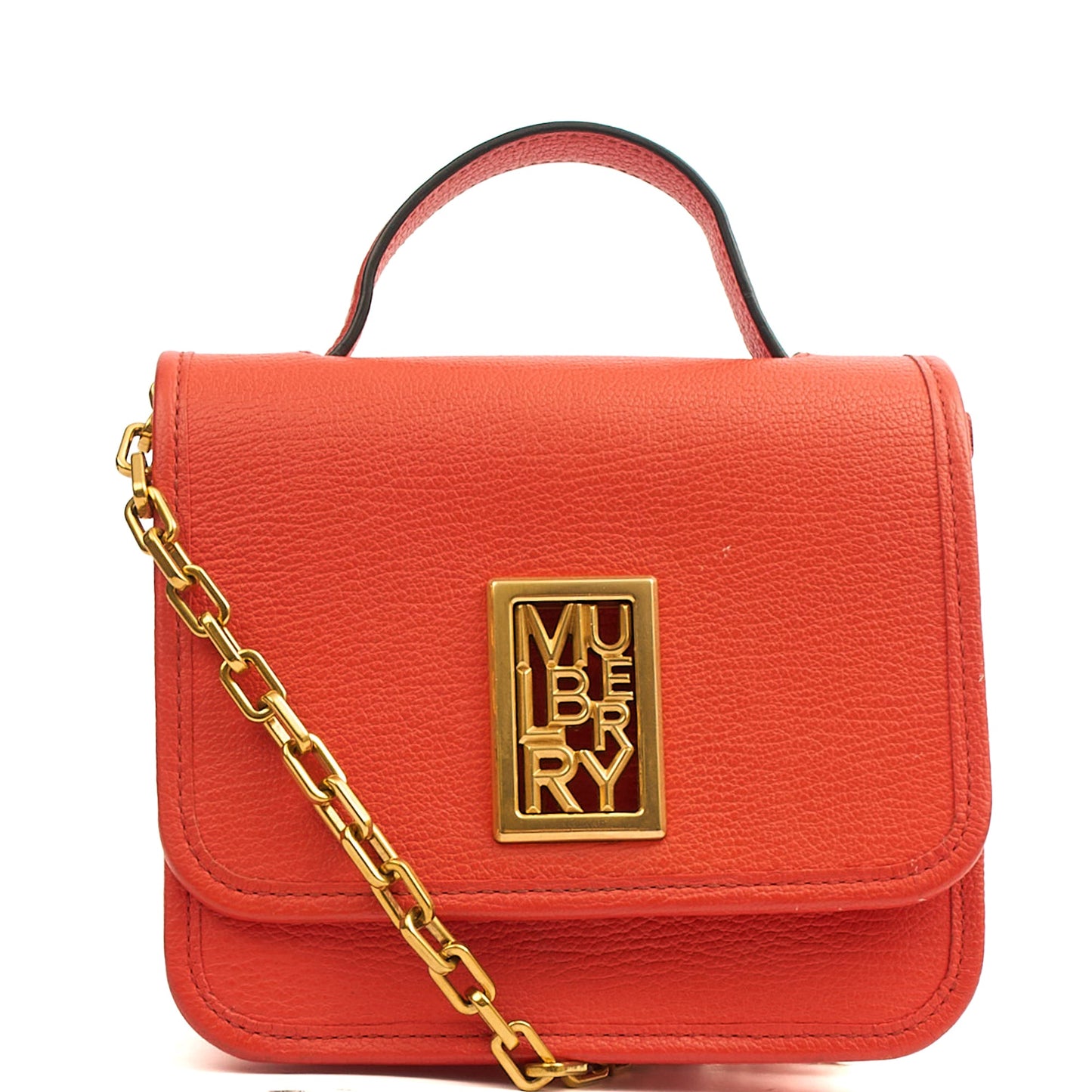 Mulberry Cross Body Sadie - Square in Orange, Calfskin Leather — Alternate View 13