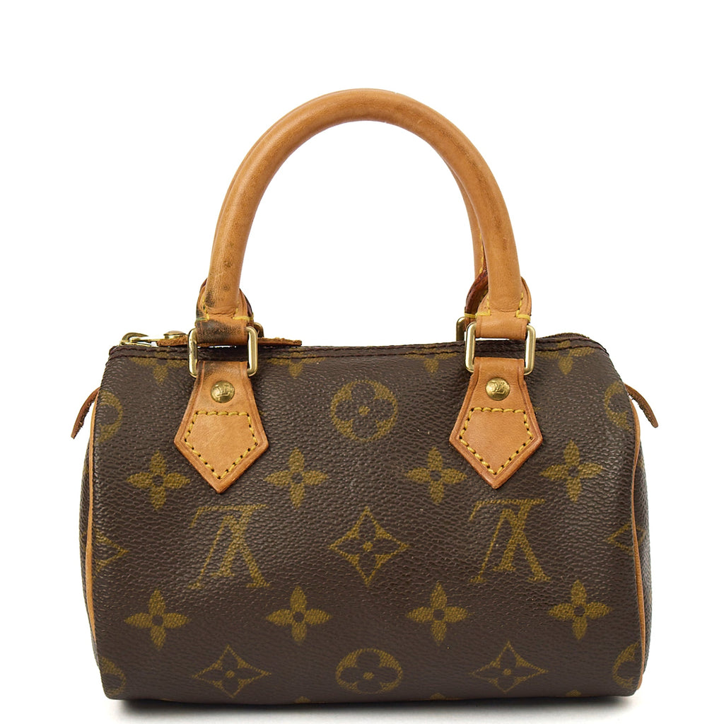 Louis Vuitton Mini Bag Speedy - Nano in Monogram, Canvas — Top View
