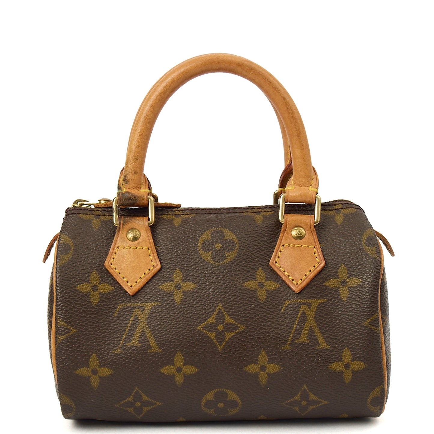 Louis Vuitton Mini Bag Speedy - Nano in Monogram, Canvas — Top View
