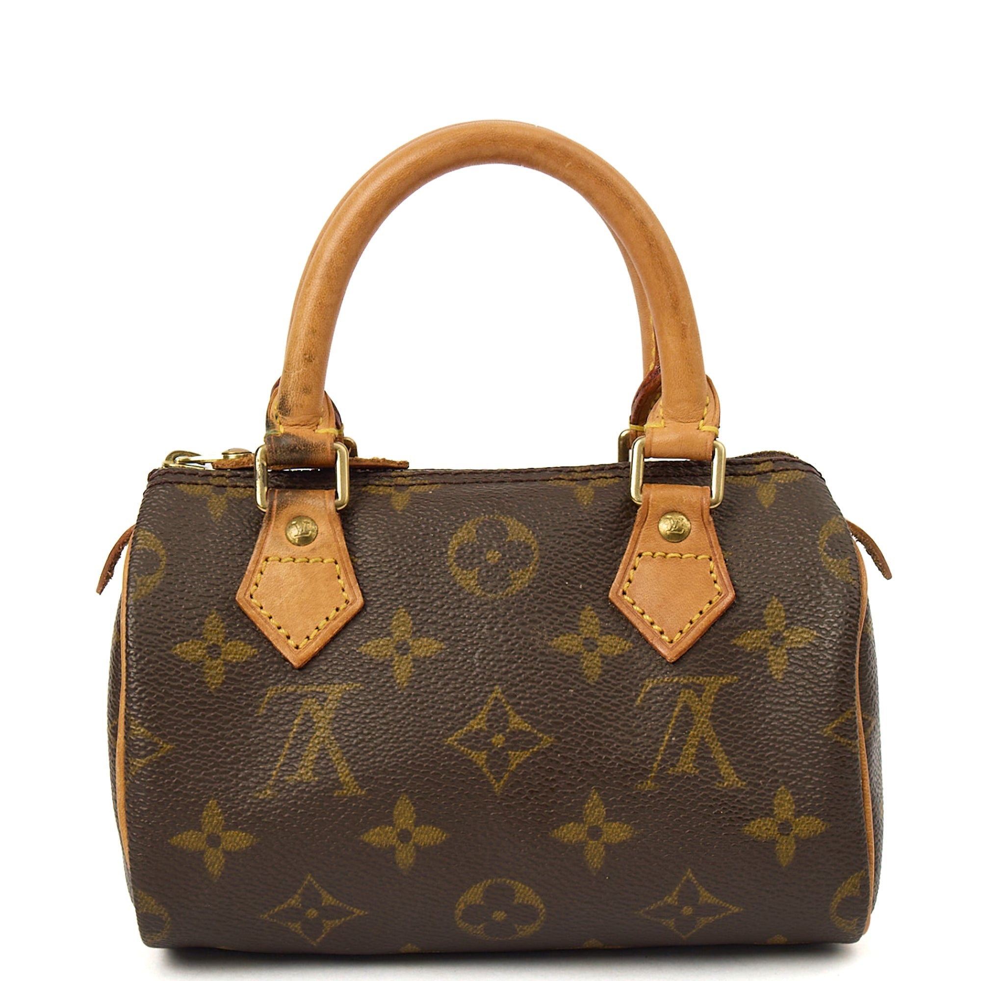 Louis Vuitton Mini Bag Speedy - Nano in Monogram, Canvas — Top View