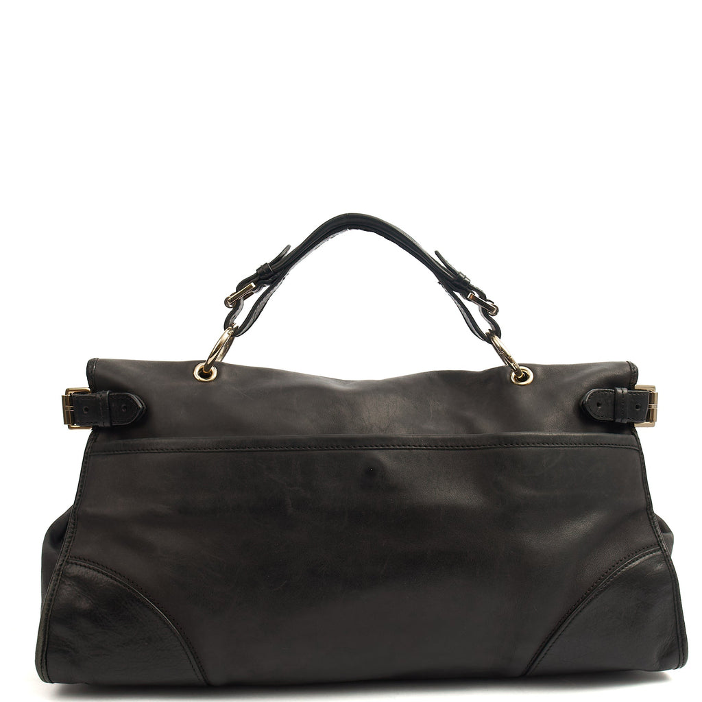 Mulberry Tote Taylor Satchel  in Black, Calfskin Leather — Alternate View 15