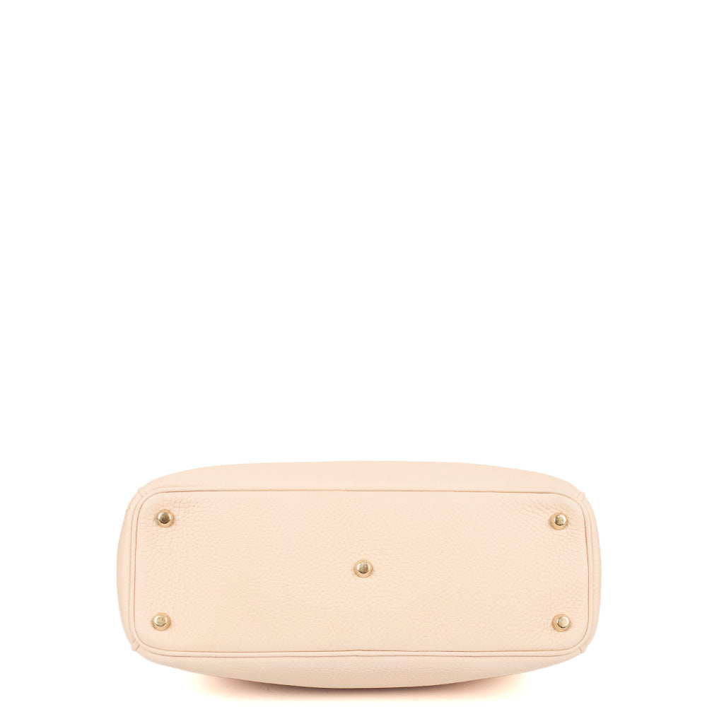 Christian Dior Tote Diorissimo - Small in Powder Pink, Calfskin — Top View