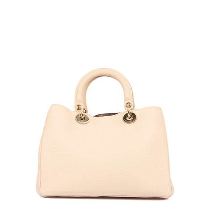 Christian Dior Tote Diorissimo - Small in Powder Pink, Calfskin — Back View