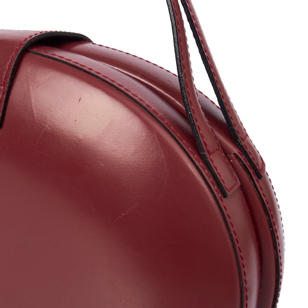 Loewe Top Handle Shoulder Bag in Brown, Leather — Detail View
