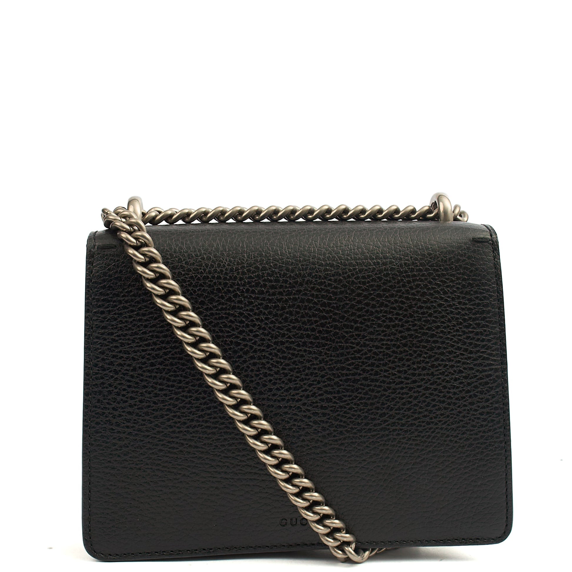 Gucci Cross Body Dionysus - Mini in Black, Leather — Top View