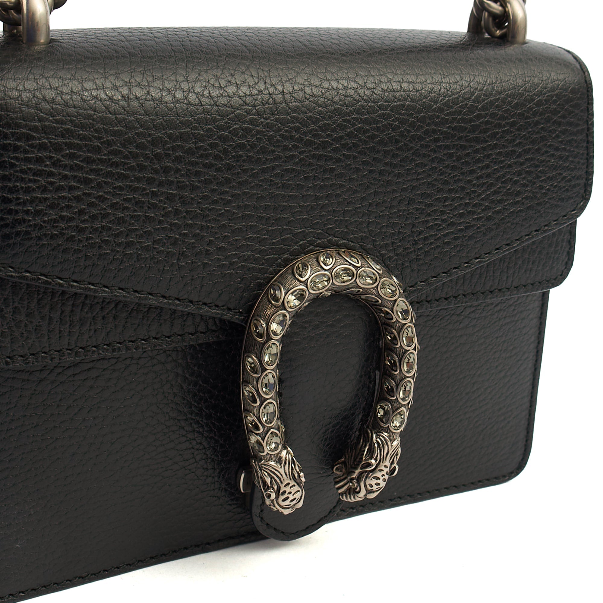 Gucci Cross Body Dionysus - Mini in Black, Leather — Lifestyle View