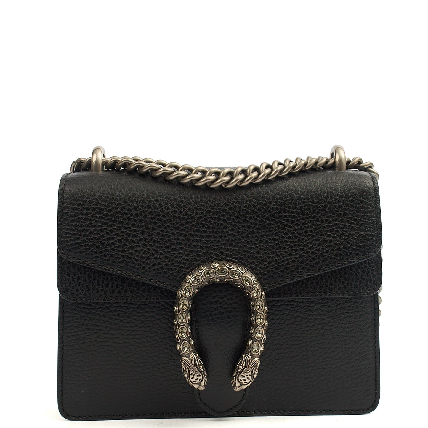 Gucci Cross Body Dionysus - Mini in Black, Leather — Front View