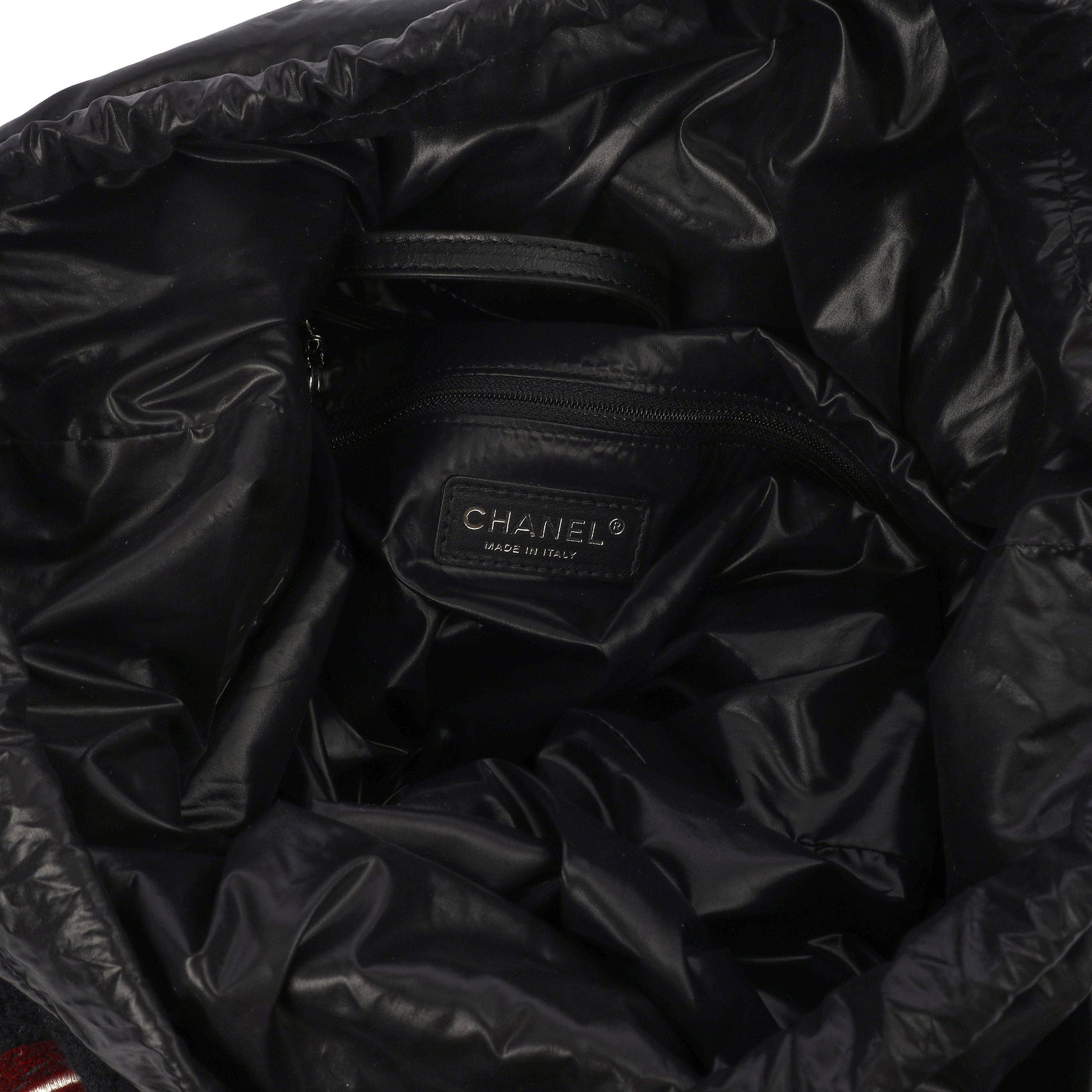 Chanel Backpack Backpack in Black, Fabric — Alternate View 9