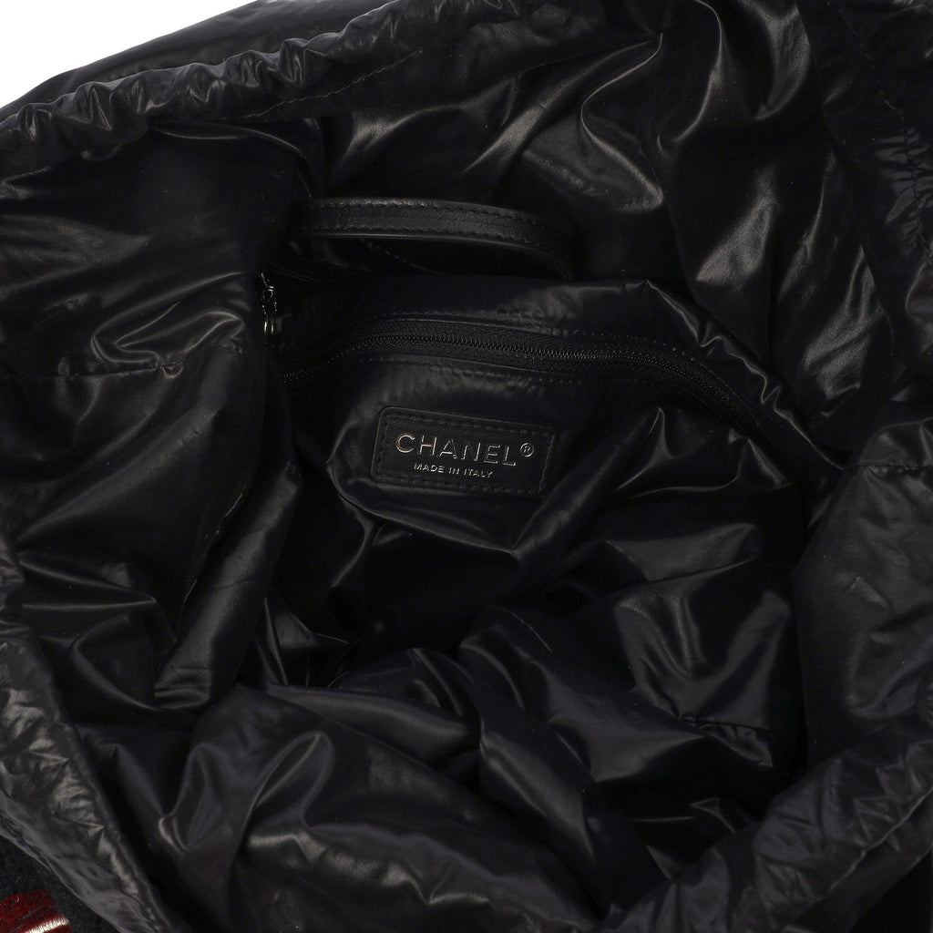 Chanel Backpack Backpack in Black, Fabric — Alternate View 18