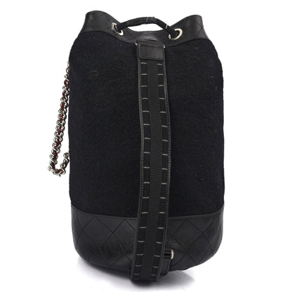 Chanel Backpack Backpack in Black, Fabric — Alternate View 12