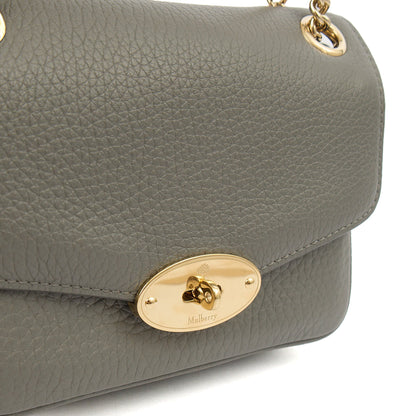 Mulberry Cross Body Darley Shoulder Bag  in Charcoal, Leather — Alternate View 9