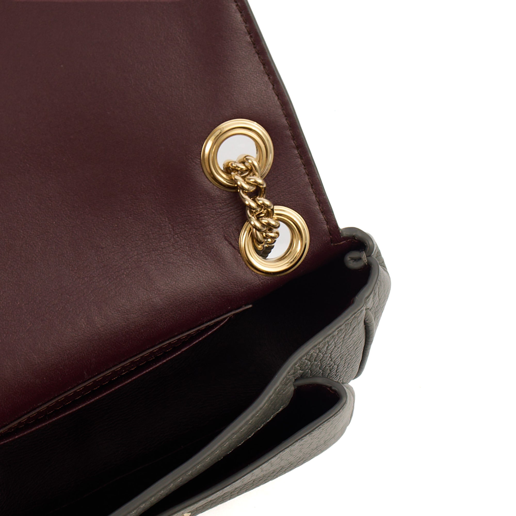 Mulberry Cross Body Darley Shoulder Bag  in Charcoal, Leather — Alternate View 7