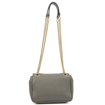 Mulberry Cross Body Darley Shoulder Bag  in Charcoal, Leather — Alternate View 12