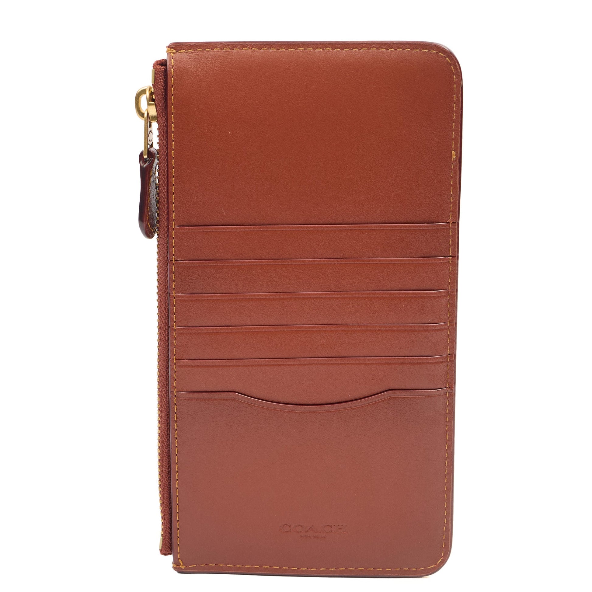 Coach Wallet Tabby Wallet in Brown, Leather — Back View