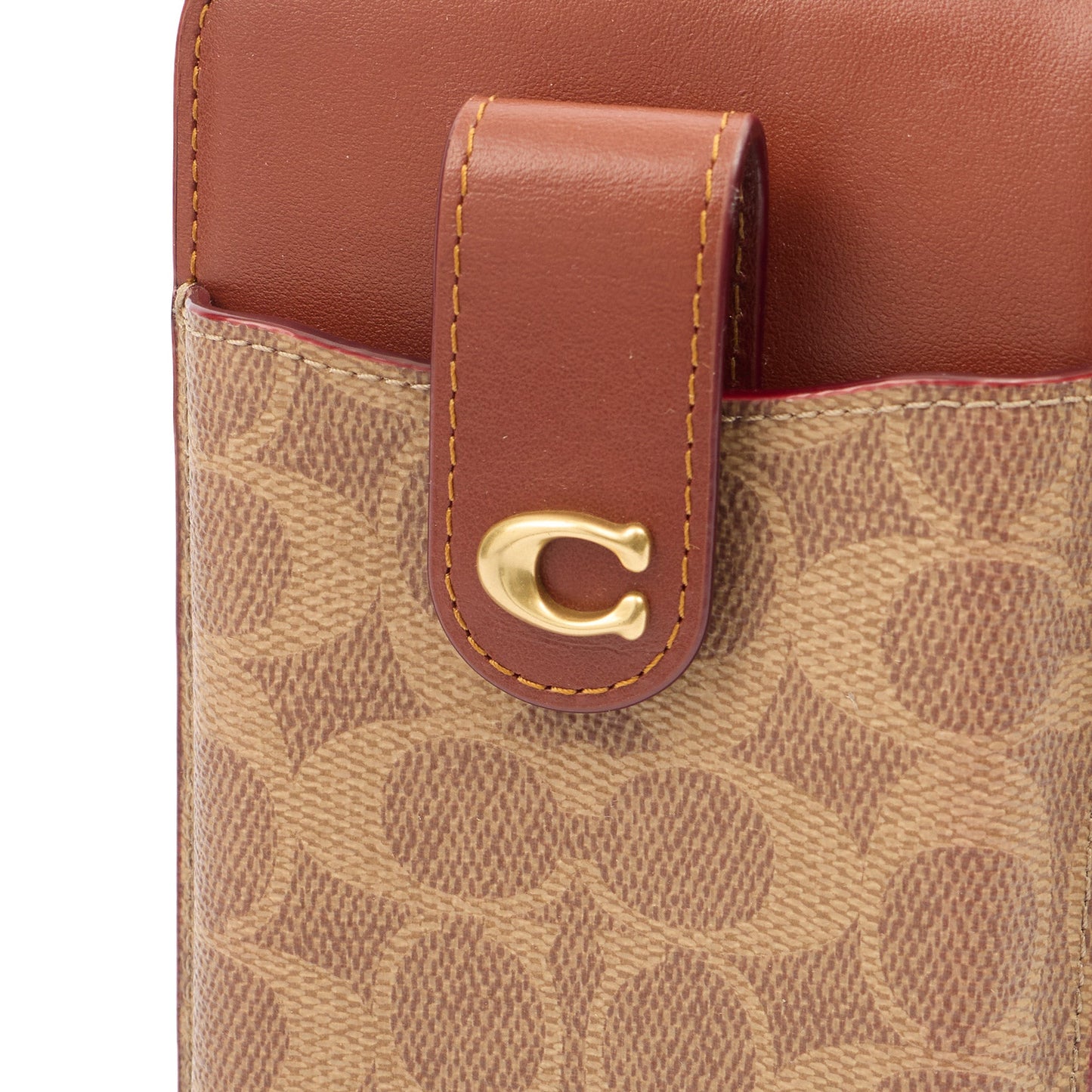 Coach Wallet Tabby Wallet in Brown, Leather — Lifestyle View