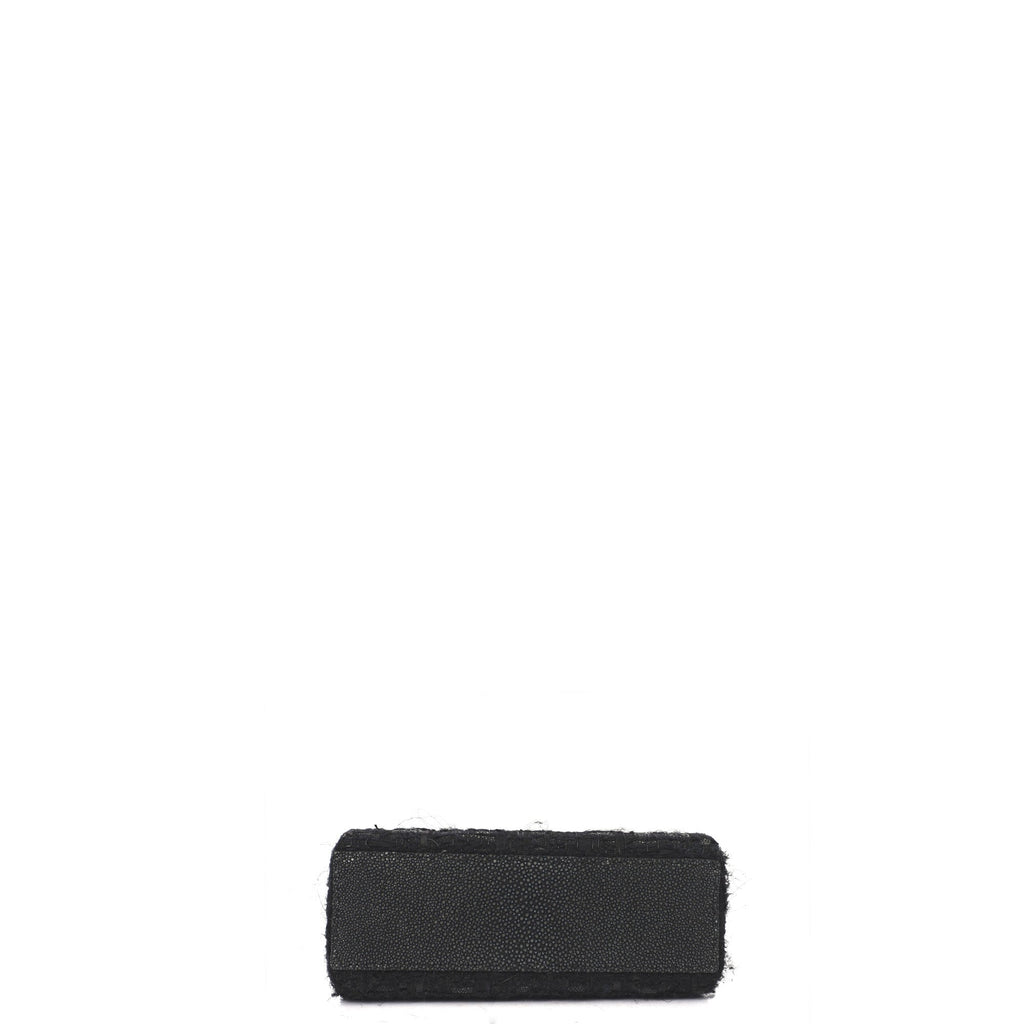 Christian Dior Top Handle Lady Dior - Mini in Black, Alligator Leather — Alternate View 11