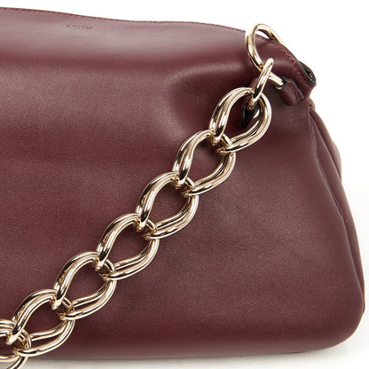 Chloe Shoulder Bag Juana Chain Bag in Plum Purple, Calfskin Leather — Alternate View 13