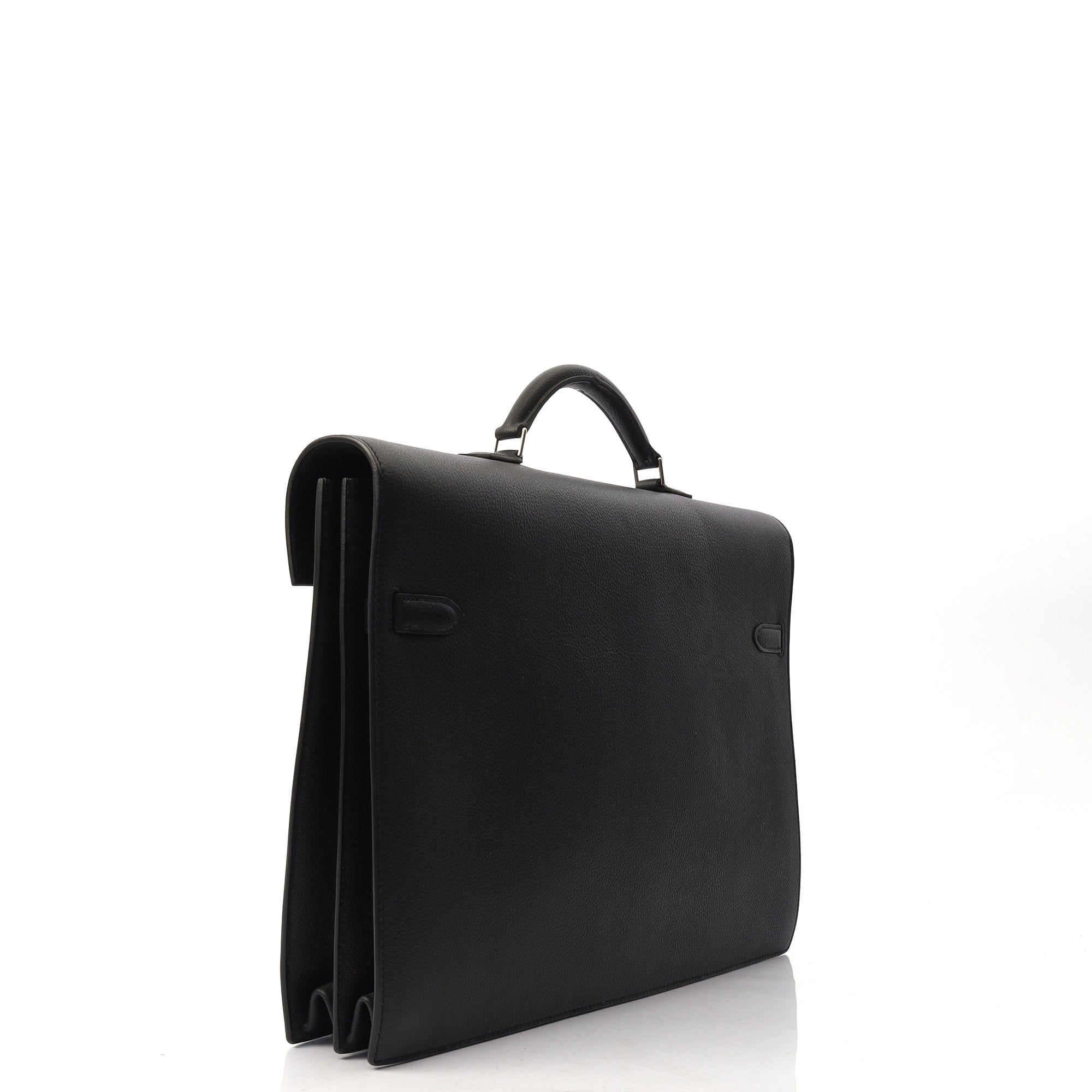 Hermes Tote Sac A Depeche in Black, Epsom Leather — Alternate View 15