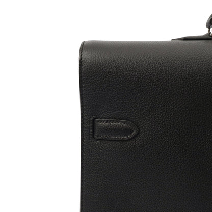 Hermes Tote Sac A Depeche in Black, Epsom Leather — Alternate View 20