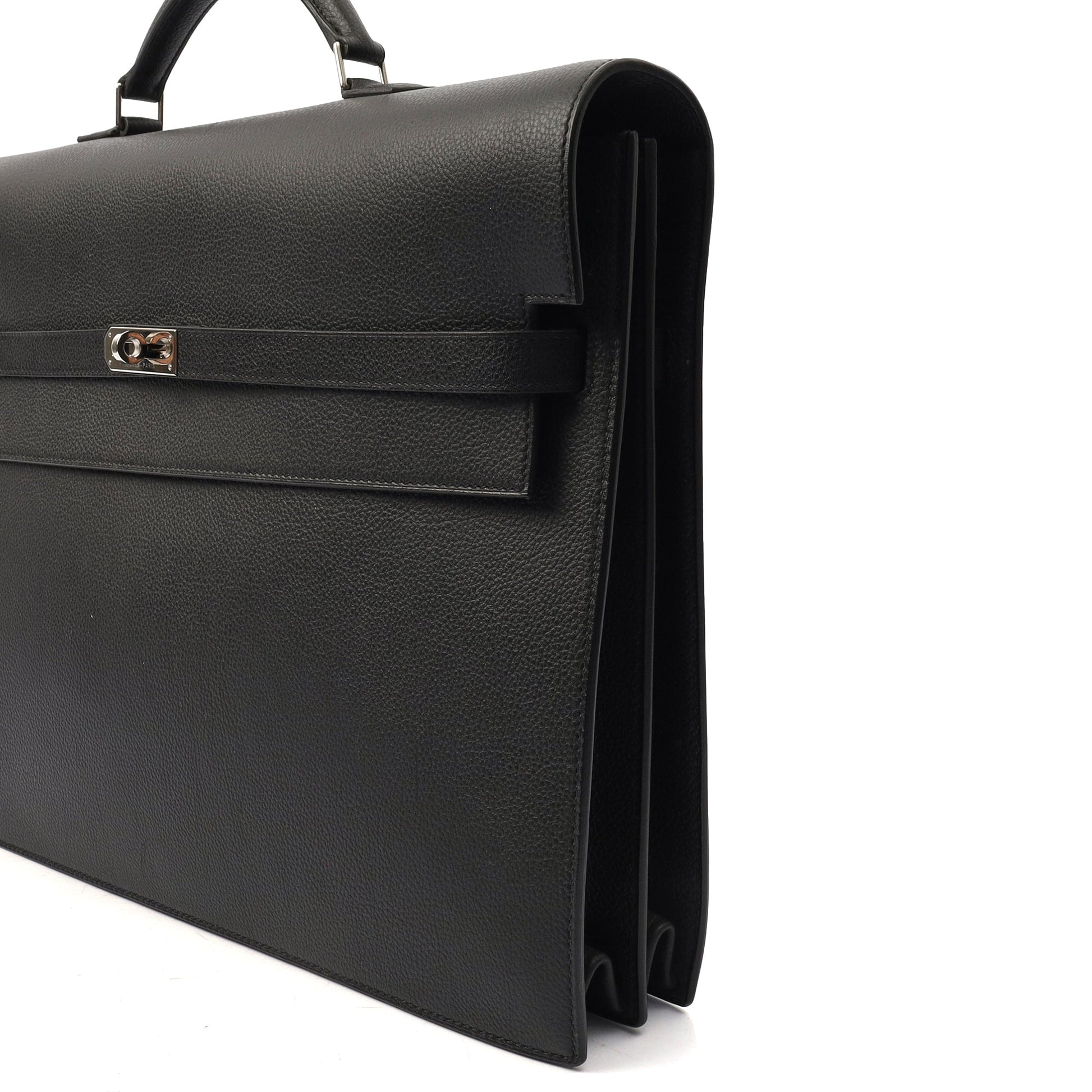 Hermes Tote Sac A Depeche in Black, Epsom Leather — Alternate View 25