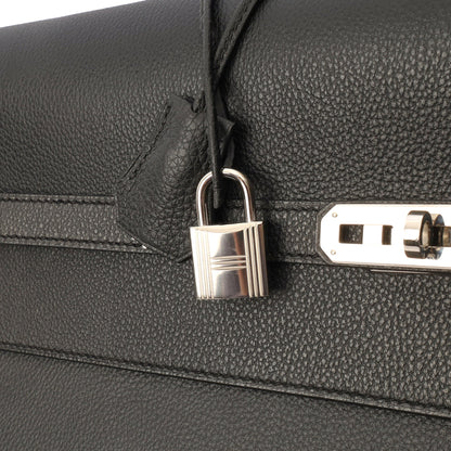 Hermes Tote Sac A Depeche in Black, Epsom Leather — Alternate View 18