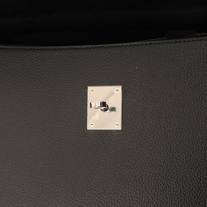 Hermes Tote Sac A Depeche in Black, Epsom Leather — Alternate View 9
